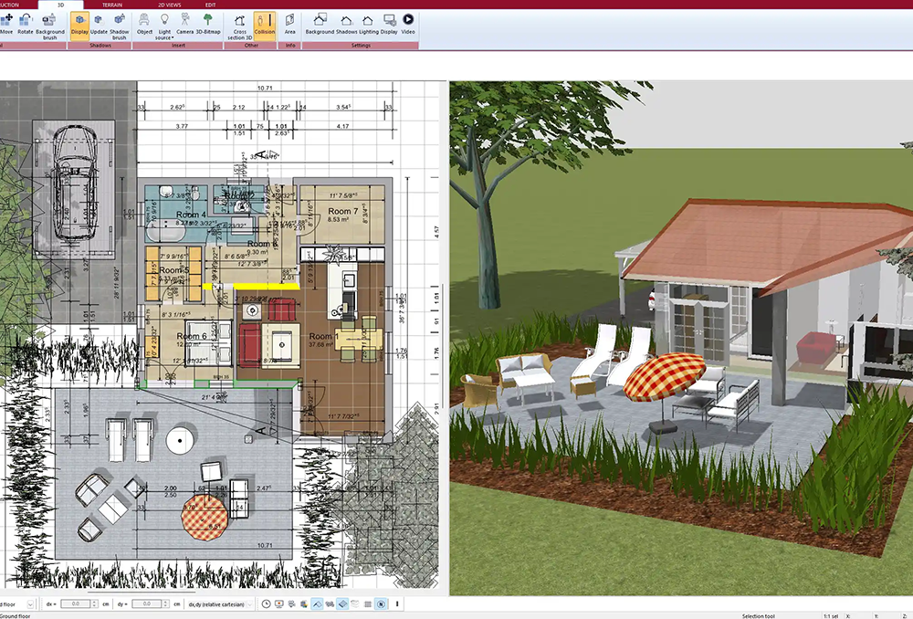 2D Layouts Space Planning