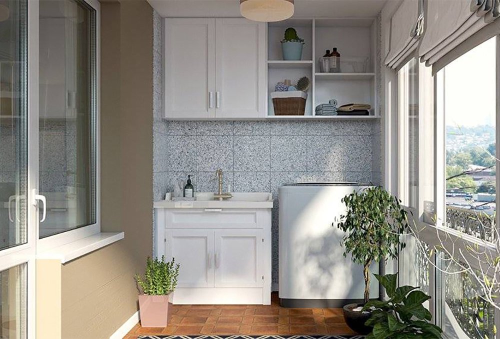 Balcony Utility Area Design