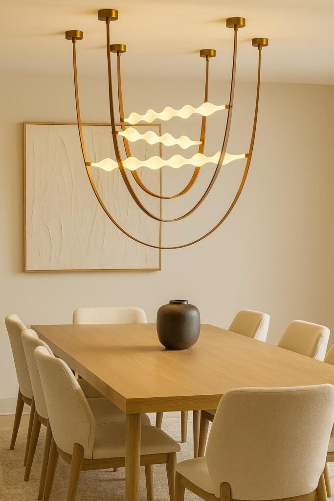 Dining Set 6 Luxury Wooden Dining