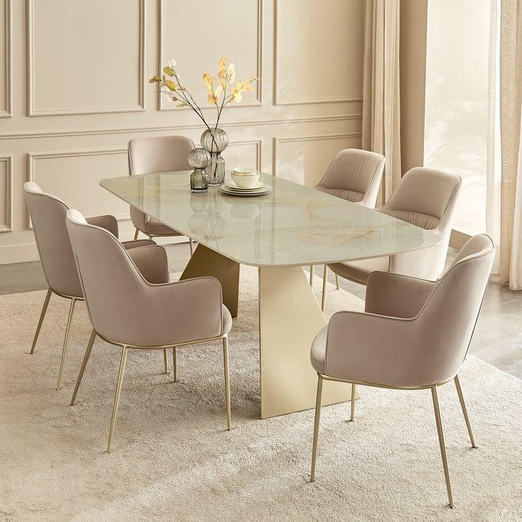 Dining Set 8 Modern Round Dining Set