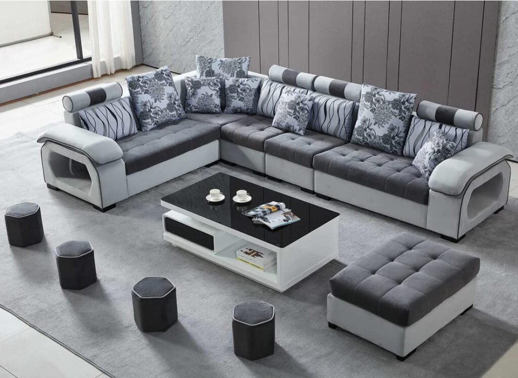 Sofa Sets 8 Urban Comfort L-Shape Sofa